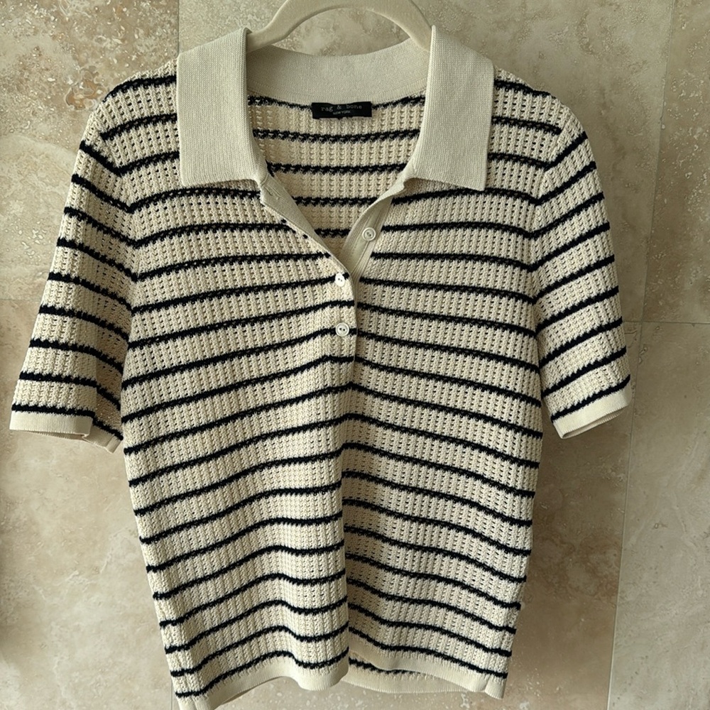 Rag and Bone knit polo